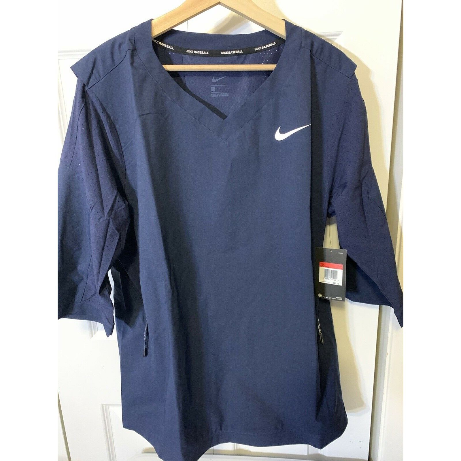 Nike New $85 Nike Hot Baseball Jacket Short Sleeve Mens Sz L 8973 Size US L / EU 52-54 / 3 - 3 Thumbnail