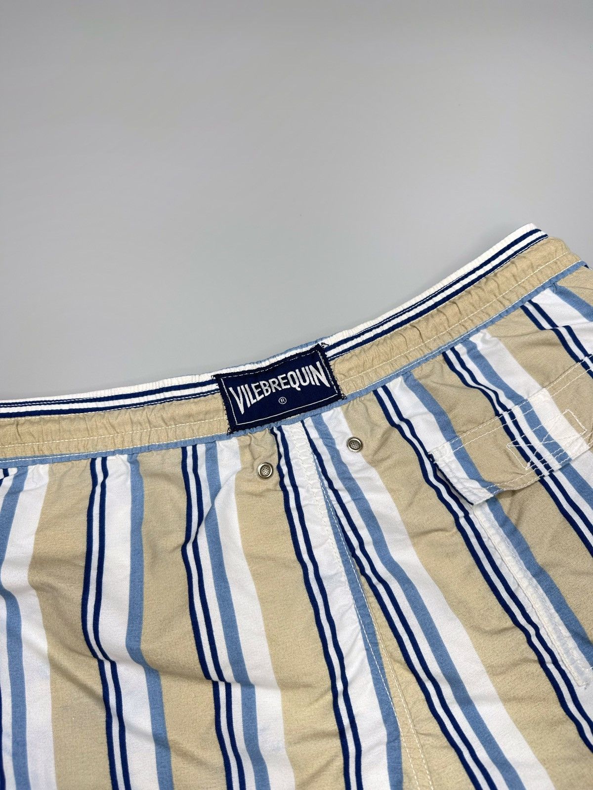 Vilebrequin Vintage Villebrequin Monogram Stripped Shorts Rare Size US 34 / EU 50 - 2 Thumbnail