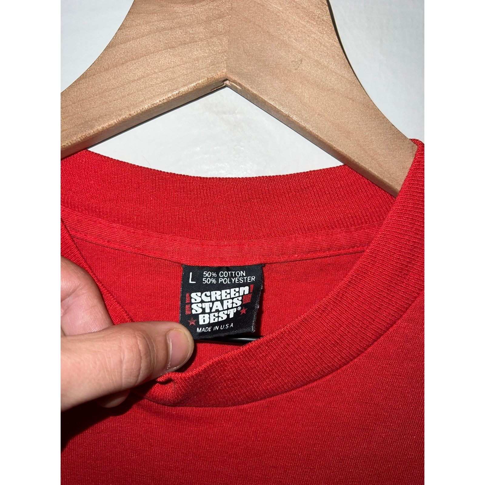 Vintage Vintage Kindergarten Shirt Ready For Carver Red Tee VTG 90s Size US M / EU 48-50 / 2 - 6 Thumbnail