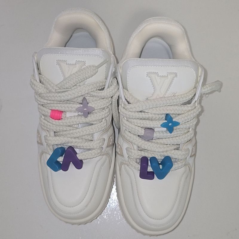 Louis Vuitton Louis Vuitton Trainer Maxi Low-Top Fashion Sneakers -2508 Size US 9.5 / EU 42-43 - 2 Thumbnail