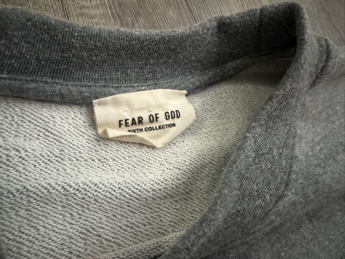 Fear of God Fear of God Sixth Collection Heather Grey Crewneck Size US L / EU 52-54 / 3 - 17 Thumbnail