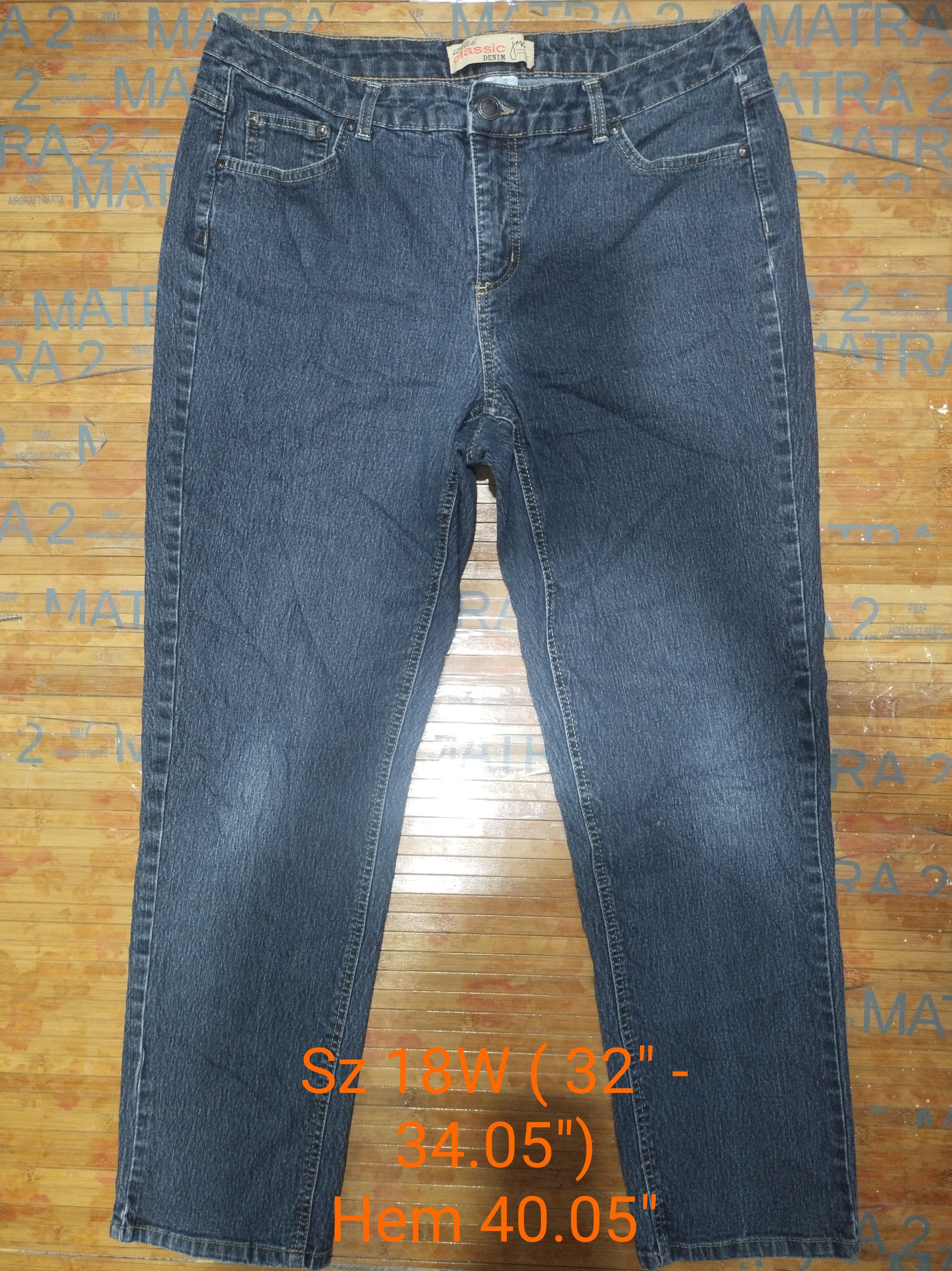 Vintage Just My Size "JMS" Jeans Women Stretchable Sz 18W Size 34" / US 12 / IT 48 - 1 Thumbnail