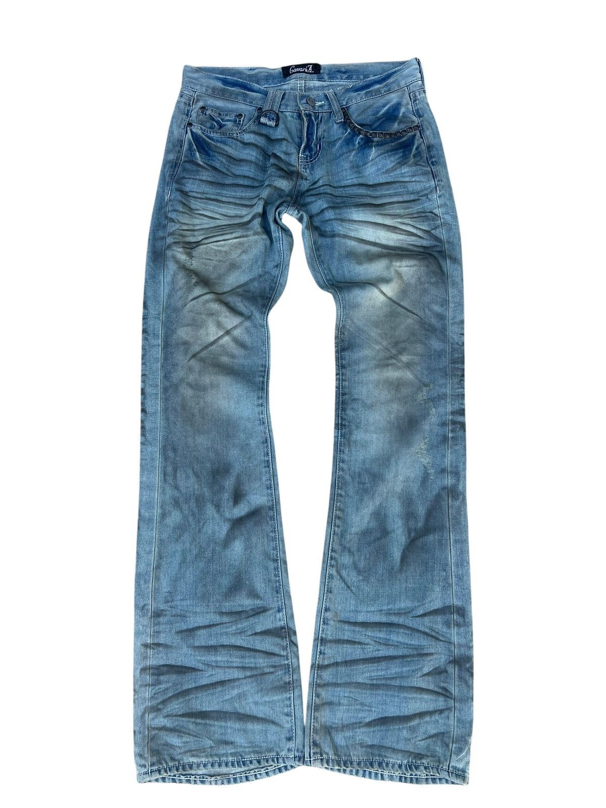 Vintage CavariA Japan Mud Denim Clawmark Bootcut Jeans Size US 30 / EU 46 - 1 Thumbnail