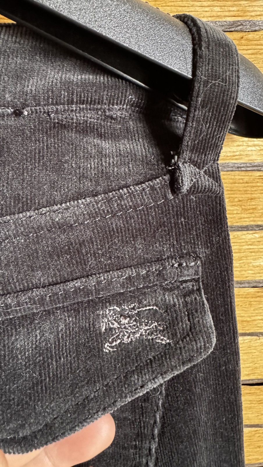 Burberry Vintage Burberry Corduroy Jeans Size 29" - 5 Thumbnail