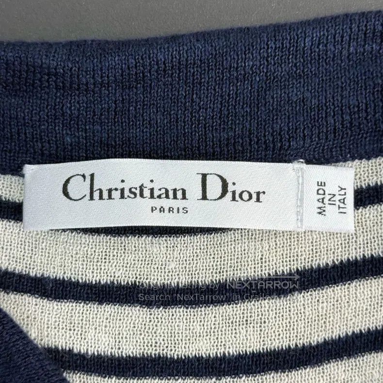 Dior Dior Dark blue and white striped five-pointed star logo sh Size M / US 6-8 / IT 42-44 - 5 Thumbnail
