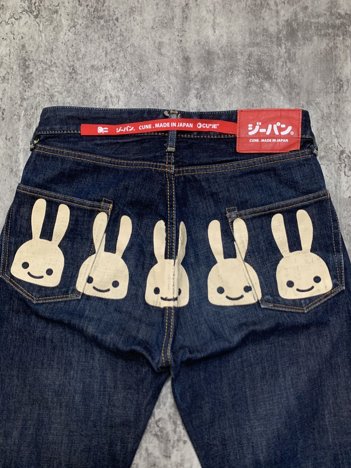 Hysteric Glamour Cune Rabbit Daicock Japanese Deep Indigo Denim Evisu Style Size US 30 / EU 46 - 4 Thumbnail