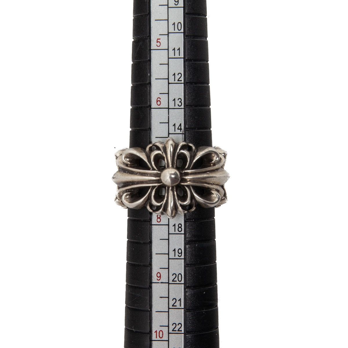 Chrome Hearts Double Floral Cross Ring (.925 Silver) Size ONE SIZE - 8 Thumbnail