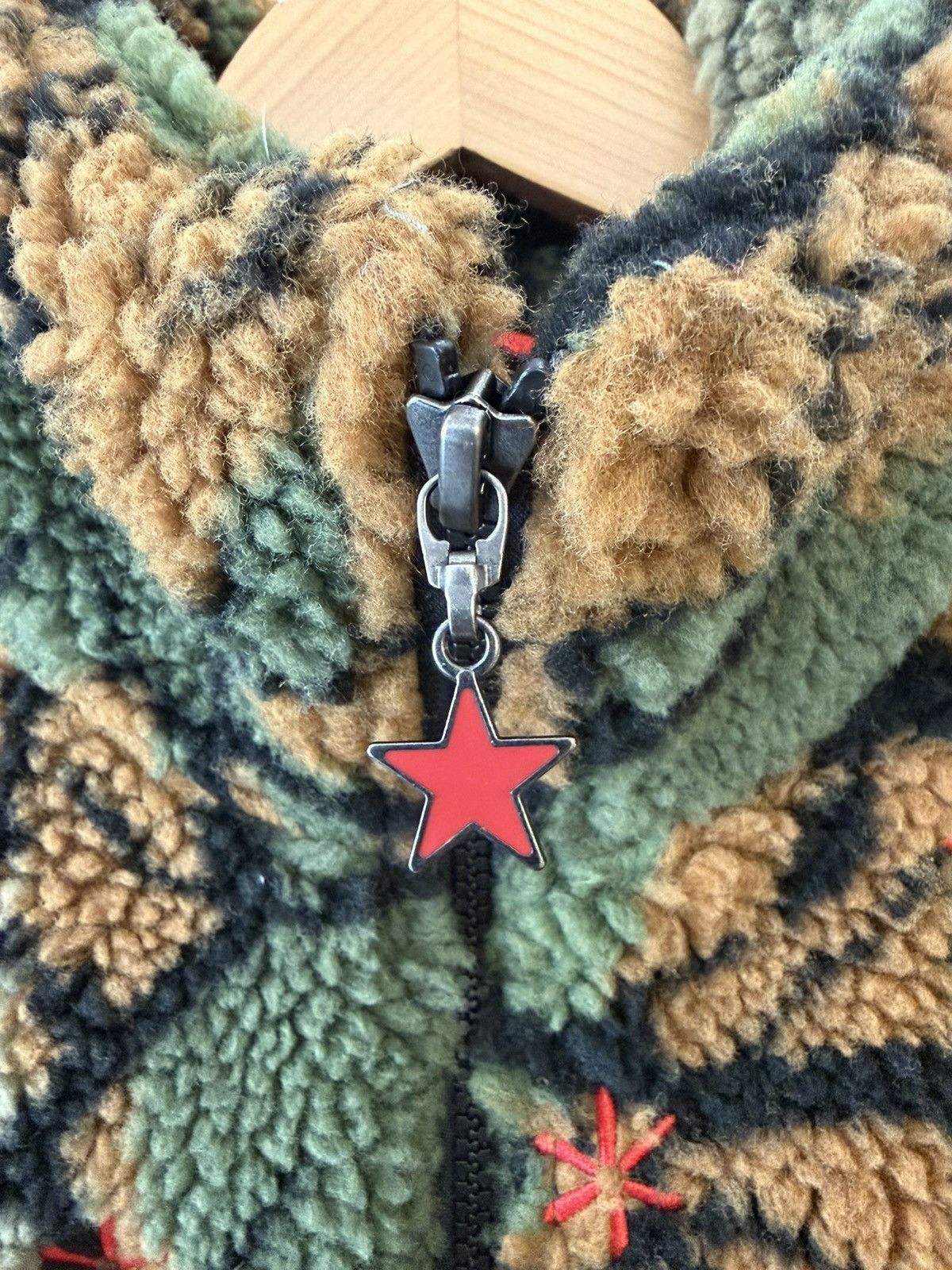 FELT FELT “Forest Bloom” Green Forest Sherpa Jacket Size US S / EU 44-46 / 1 - 4 Thumbnail