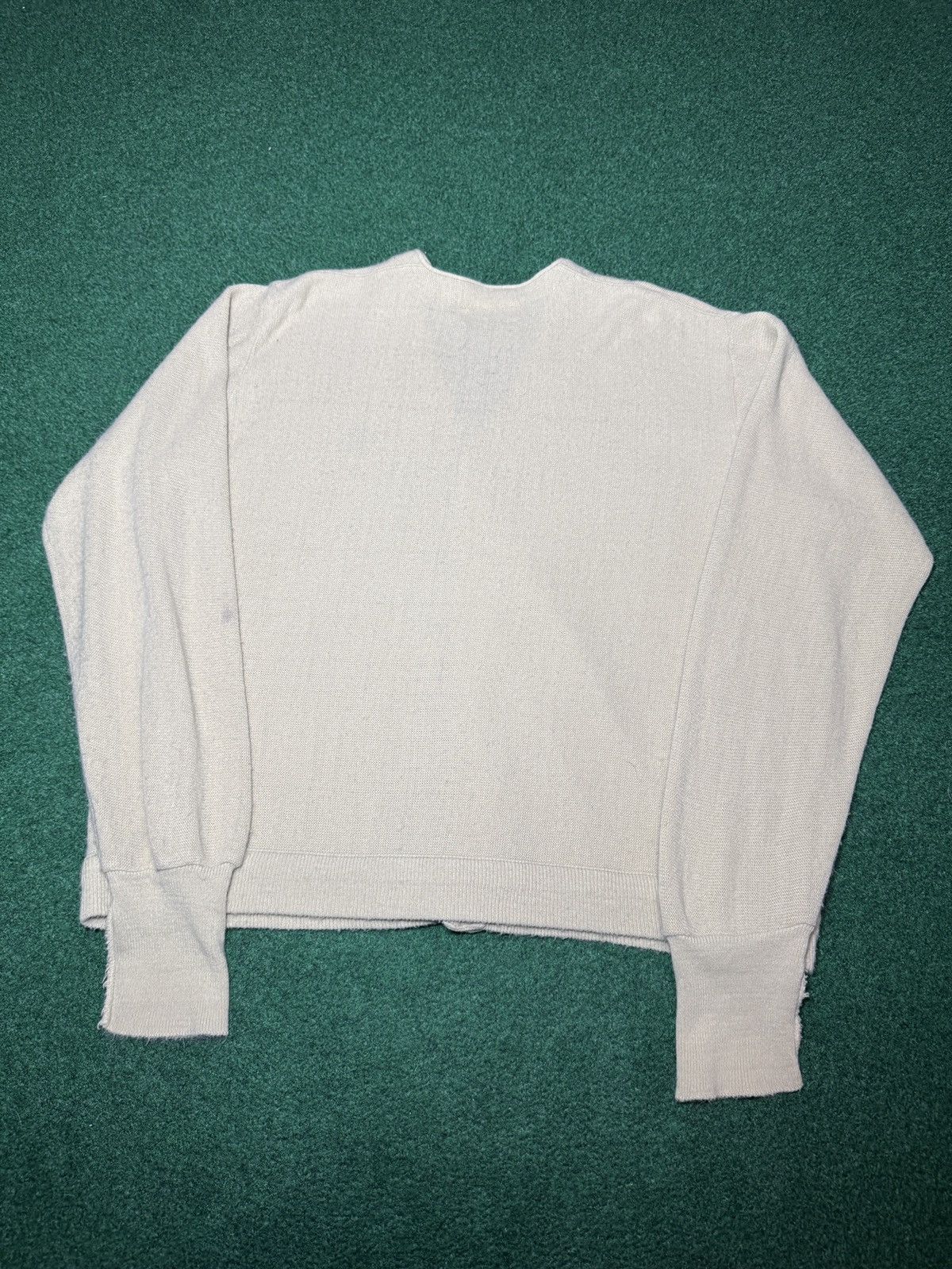 Izod Vintage Izod Cream Cardigan 80s 90s XL Grandpa Sweater 26x27 Size US XL / EU 56 / 4 - 4 Thumbnail