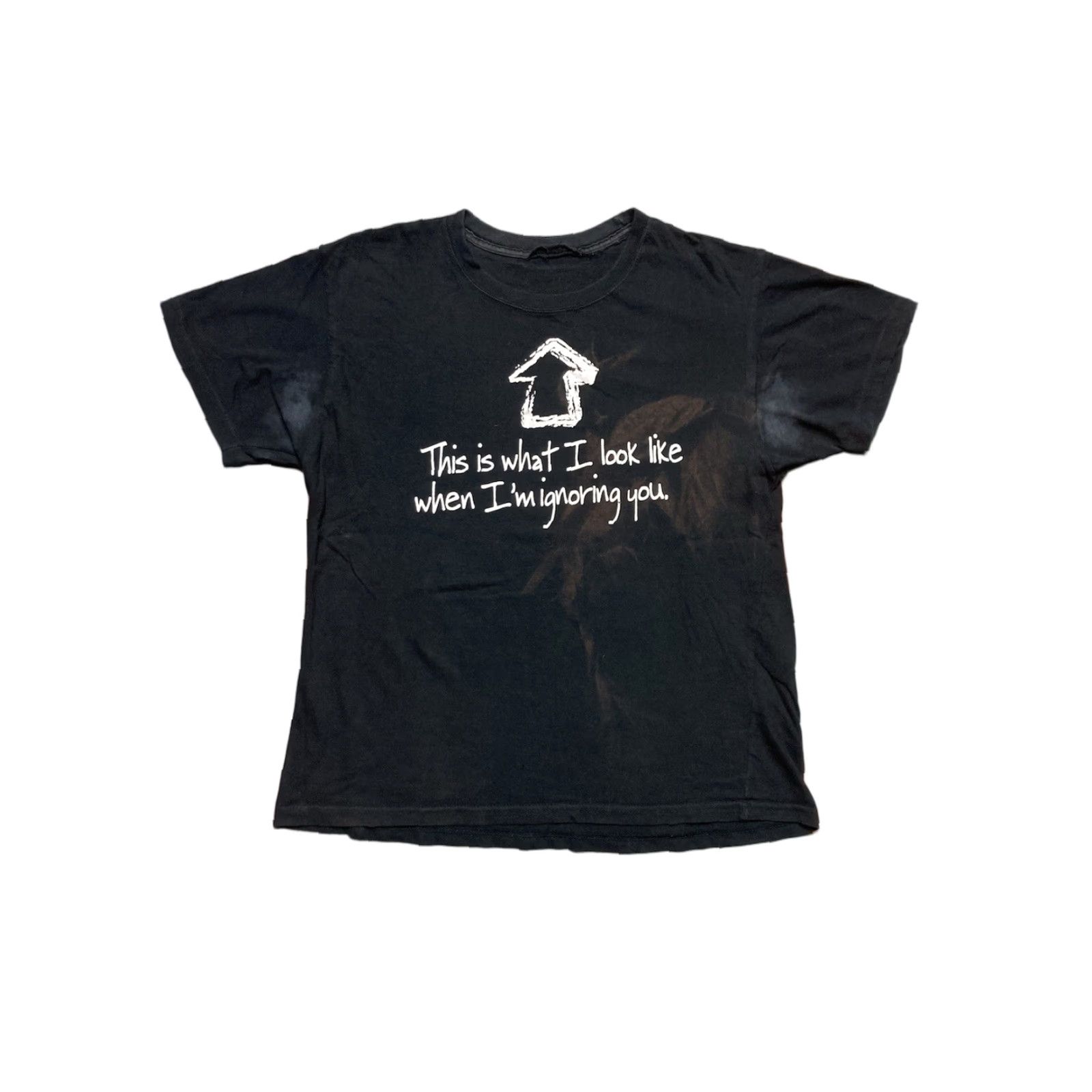 Vintage VINTAGE T SHIRT M & M Men XL Black Funny Y2K What I Look Like When I’m Ignoring You Theme Hot Topic Faded 90s? XL Size US XL / EU 56 / 4 - 1 Thumbnail