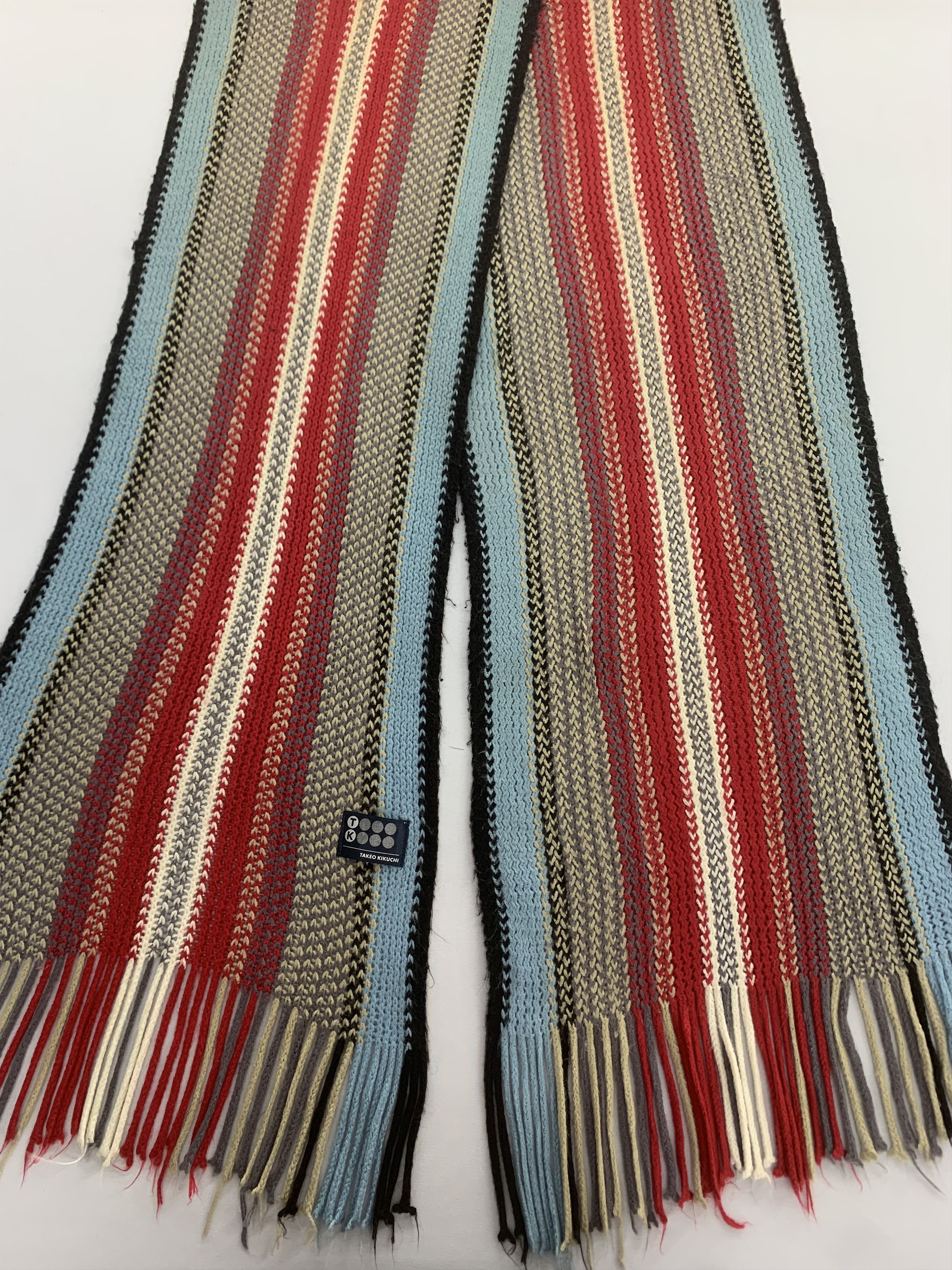 Takeo Kikuchi Takeo Kikuchi Scarf Wool Muffler Neck Wrap BL2073 Size ONE SIZE - 3 Thumbnail