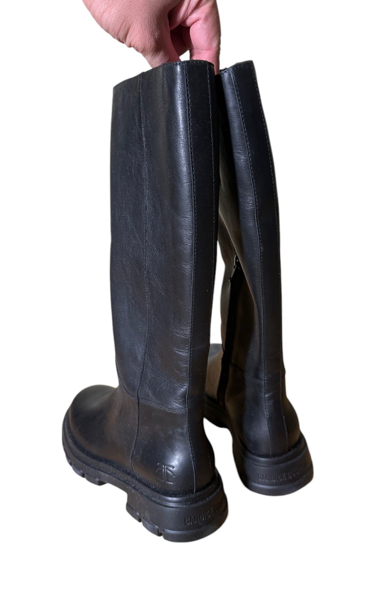 Leather Candice Cooper Black Leather Boots Size US 8 / IT 38 - 3 Thumbnail