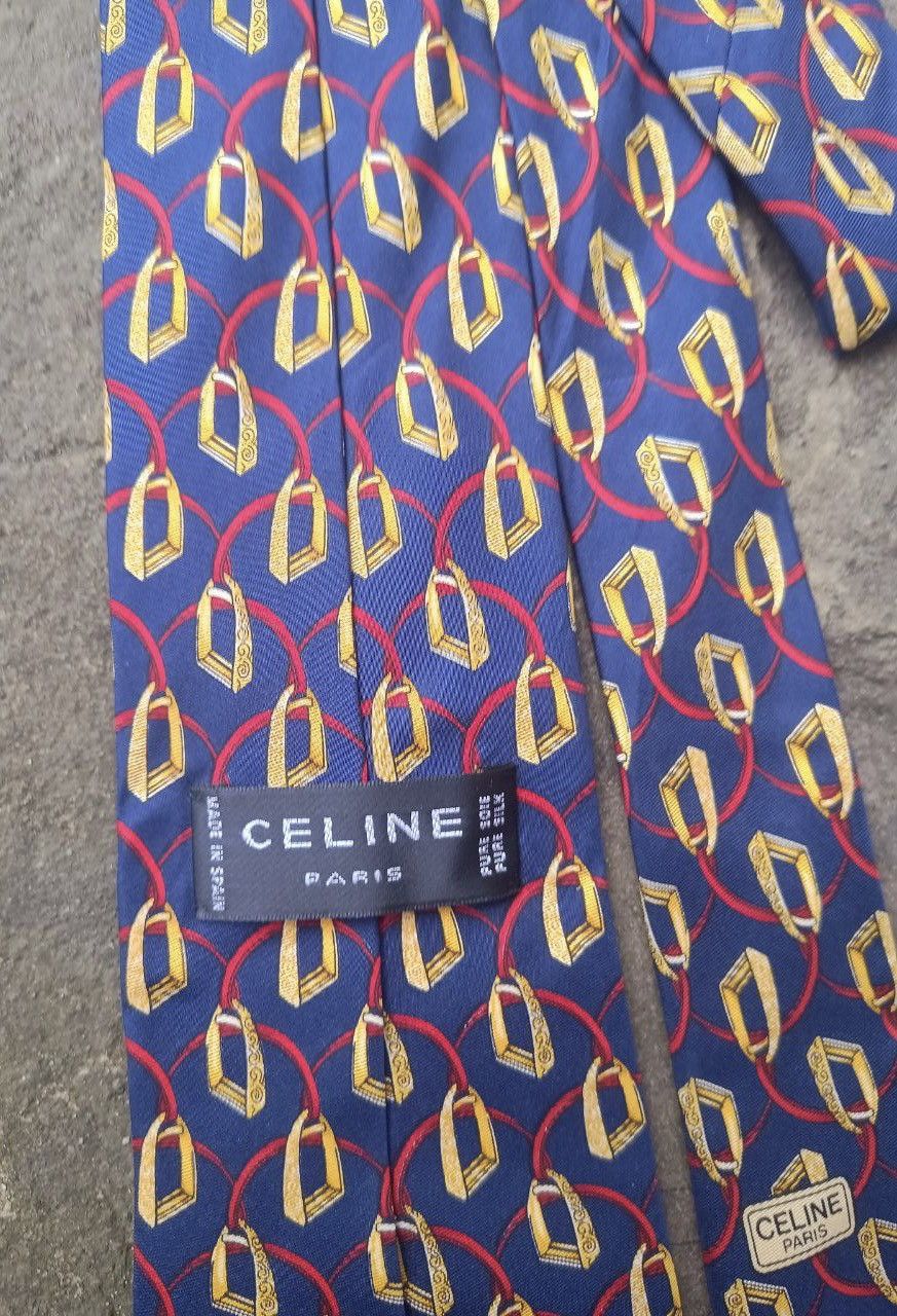 Celine Celine vintage striped silk tie Size ONE SIZE - 5 Thumbnail