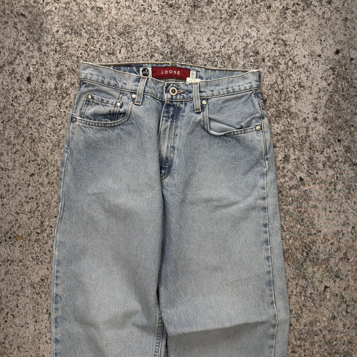 Levi's 90s Levi's Silvertab Loose Baggy Jeans Skater ERD Grunge Size US 29 - 3 Thumbnail