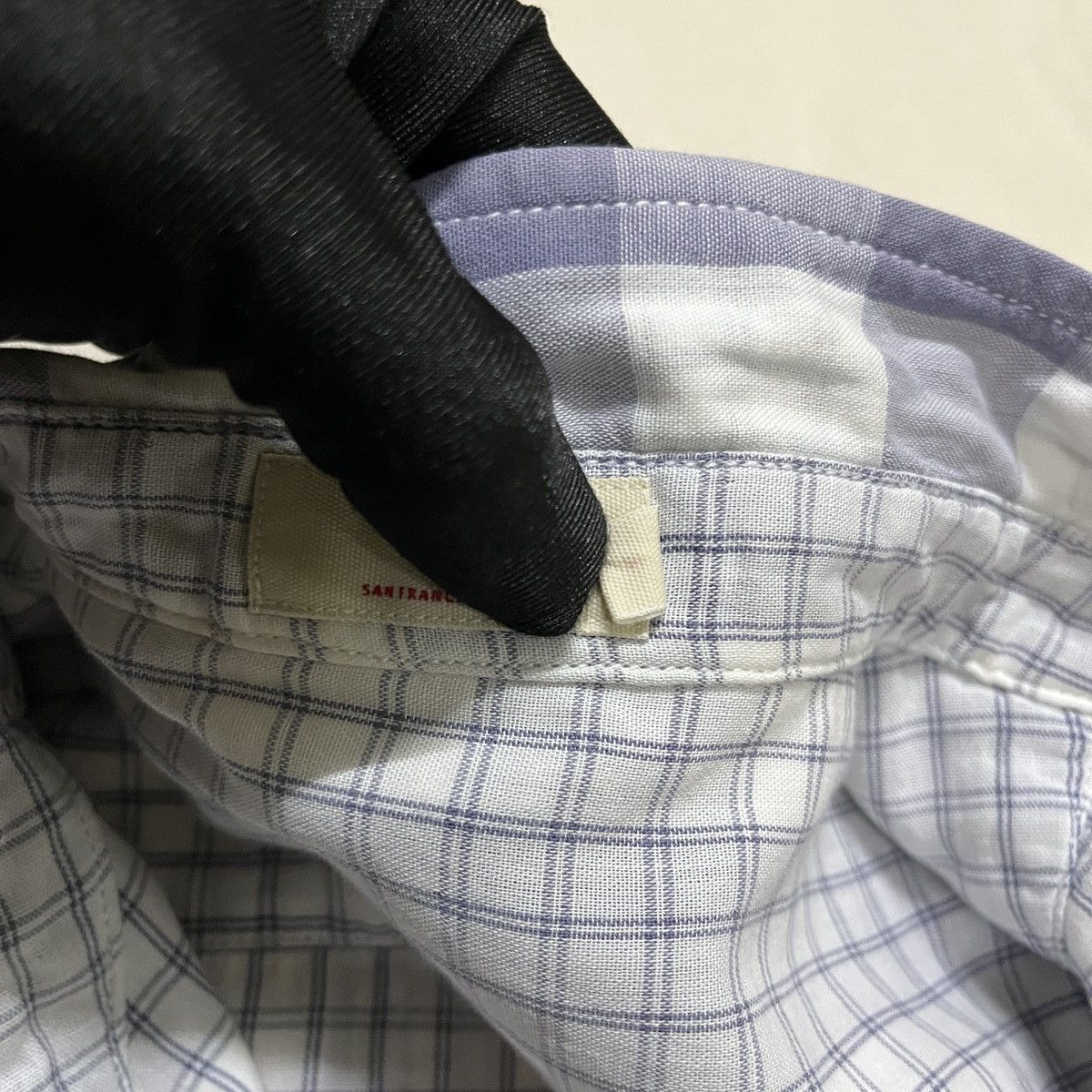 Levi's × Levi's Made & Crafted × Levi's Vintage Clothing Levis Linen Checkered Button Shirt Size US S / EU 44-46 / 1 - 8 Thumbnail