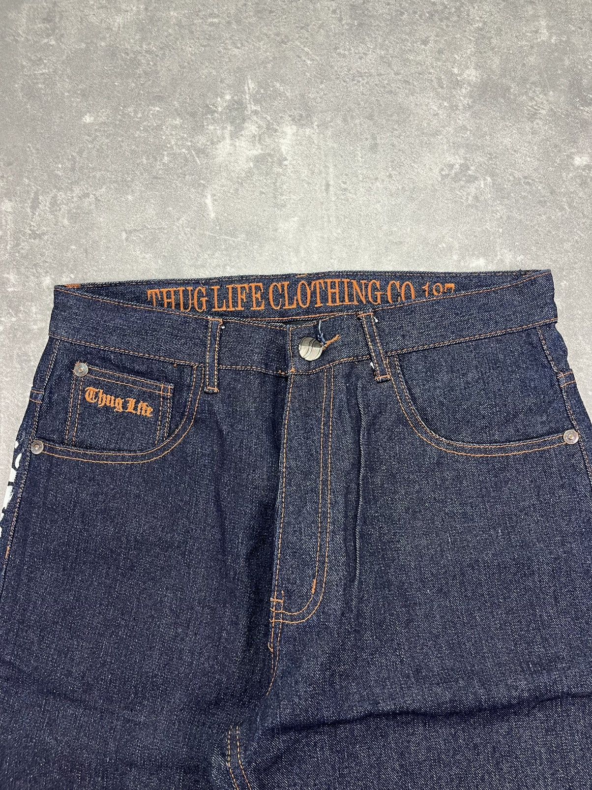 Rap Tees Thug Life Baggy Printed Jorts Shorts 34 Tupac Makaveli Size US 34 / EU 50 - 4 Thumbnail