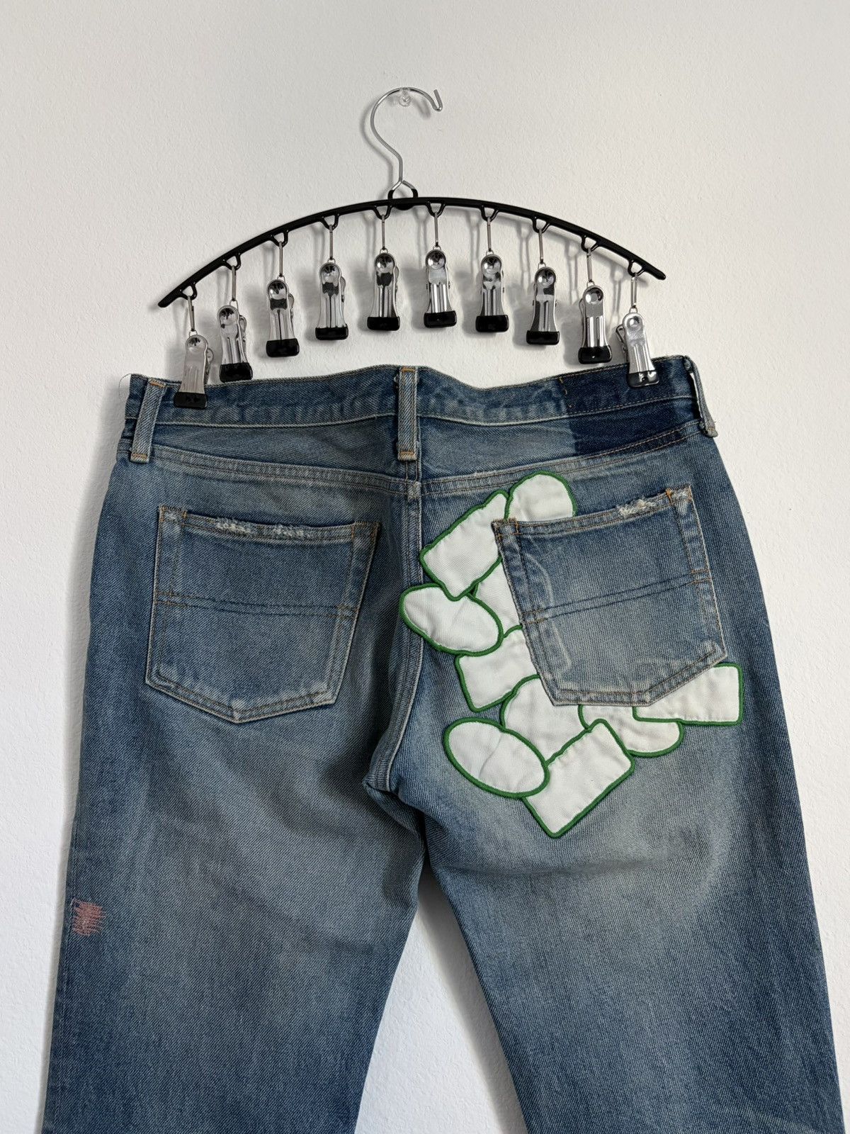 Undercover SS05 “But Beautiful” 58 Graffiti Denim Size US 30 / EU 46 - 3 Thumbnail