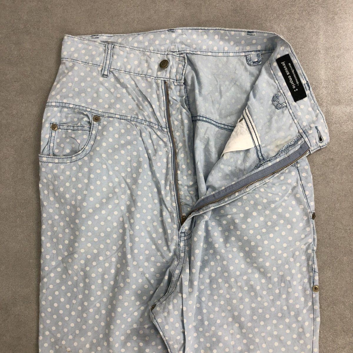 Issey Miyake × Japanese Brand × mercibeaucoup 🇯🇵2000s Issey Miyake Mercibeaucoup Drop Crotch Polkadot Pants Size US 27 - 16 Thumbnail