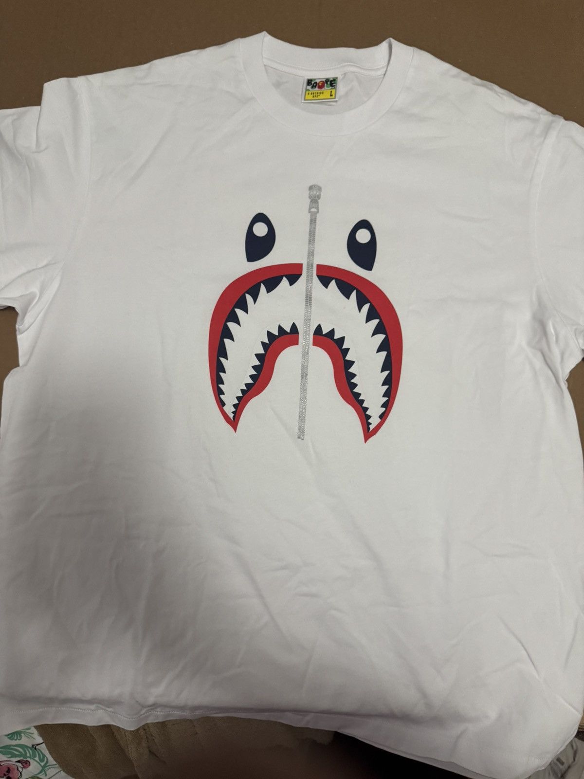Bape BAPE WGM Shark tee Size US L / EU 52-54 / 3 - 1 Thumbnail