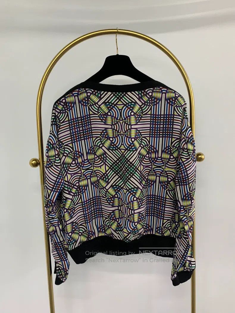 Hermes Hermes White silk printed top Size XS / US 0-2 / IT 36-38 - 3 Thumbnail
