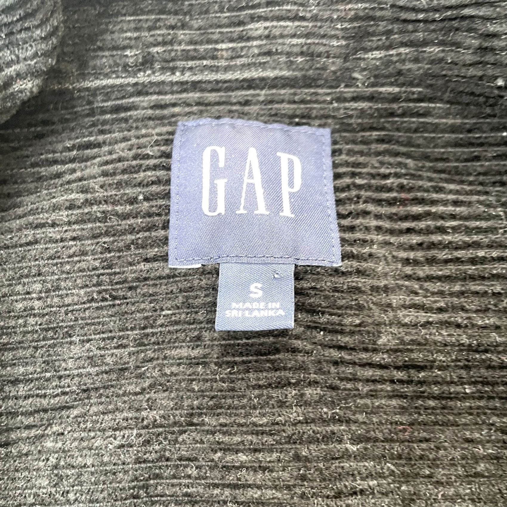 Gap Gap Jacket Womens Small Black Corduroy Coat Cotton Button Front Outdoor Workwear Shirt Womens Short Length Black Corduroy Jacket Size S / US 4 / IT 40 - 3 Thumbnail
