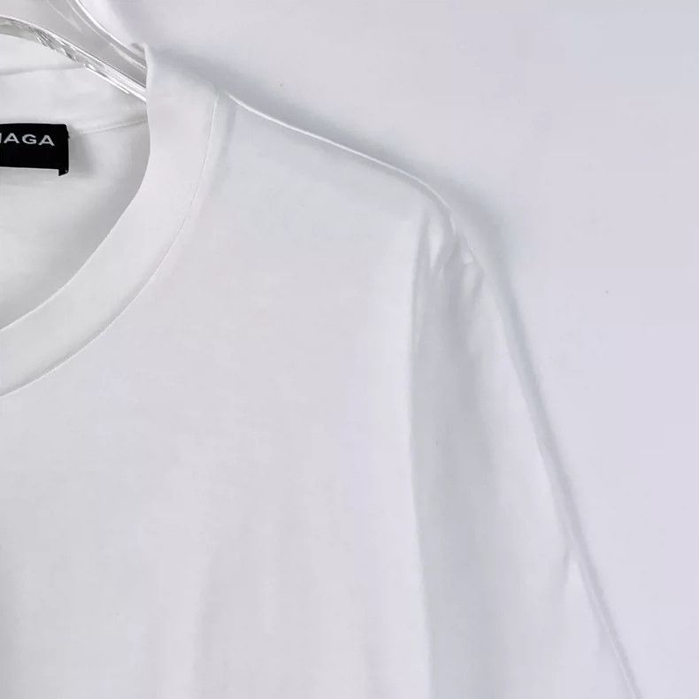 Balenciaga Balenciaga White Cotton Short Sleeve TShirt-2505 Size US S / EU 44-46 / 1 - 3 Thumbnail