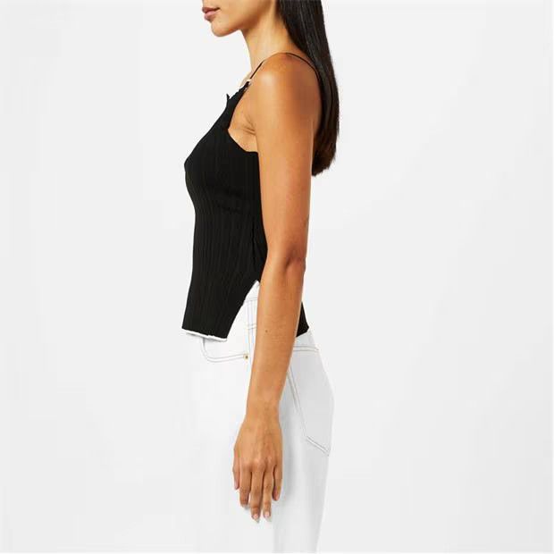 Jacquemus o1g2r1mq1024 Tank Top in Black Size M / US 6-8 / IT 42-44 - 4 Thumbnail