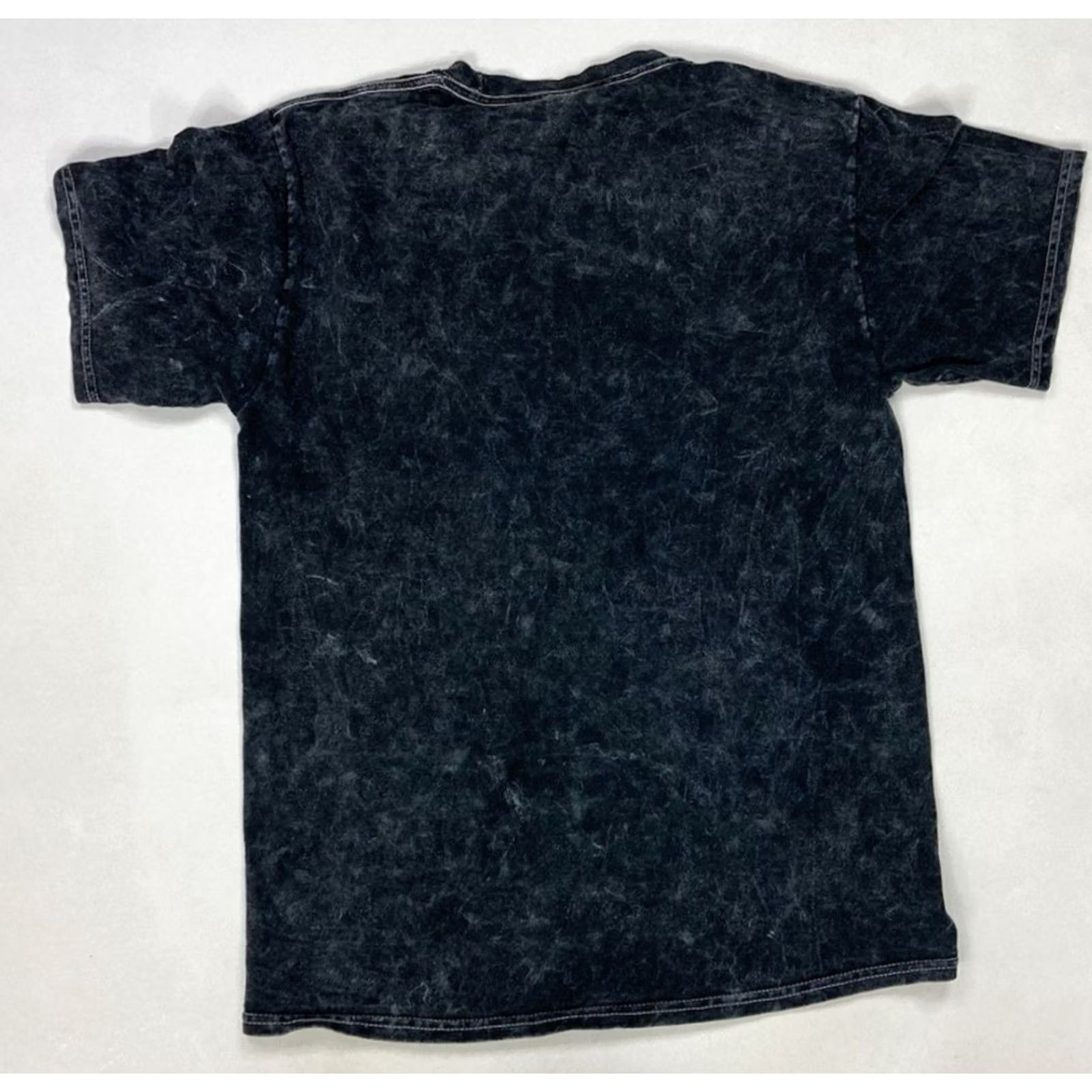 Lamborghini Samborghini T-Shirt Women Small Black Acid Wash Short Sleeve Crew Neck Pullover Shirt Casual Size S / US 4 / IT 40 - 3 Thumbnail