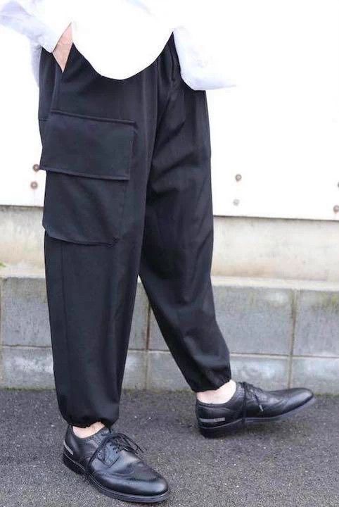 Yohji Yamamoto Yohji Yamamoto Regulation Drawstring Pants Size US 32 / EU 48 - 1 Thumbnail