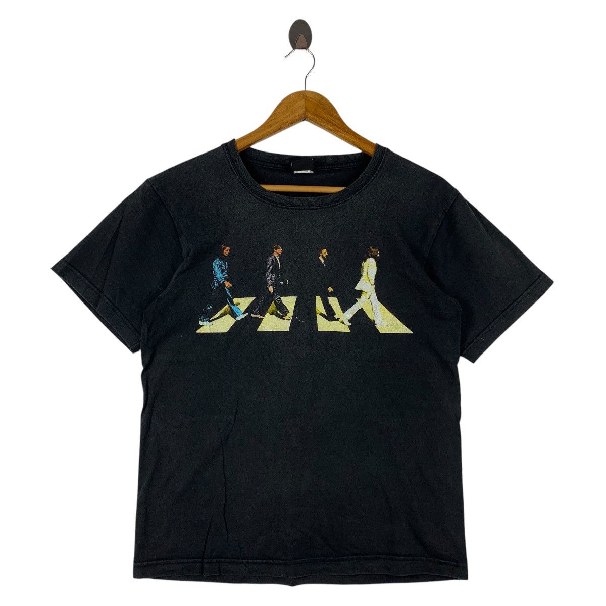 Vintage THE BEATLES Line up printed band tees