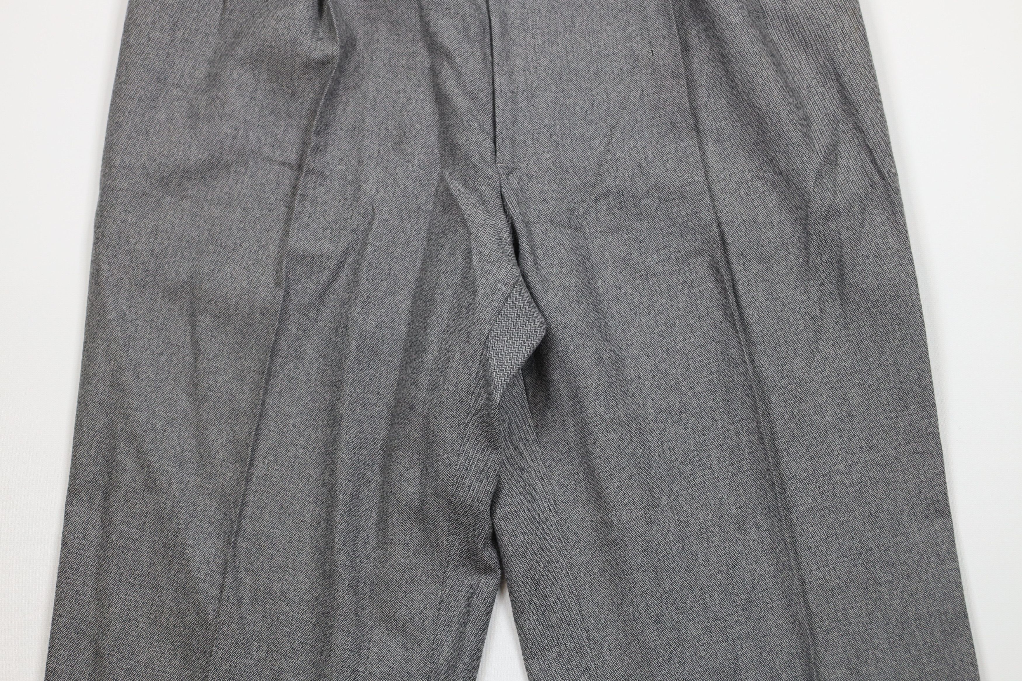 Vintage Vintage 70s Streetwear Herringbone Bell Bottoms Chino Pants Size US 34 / EU 50 - 3 Thumbnail