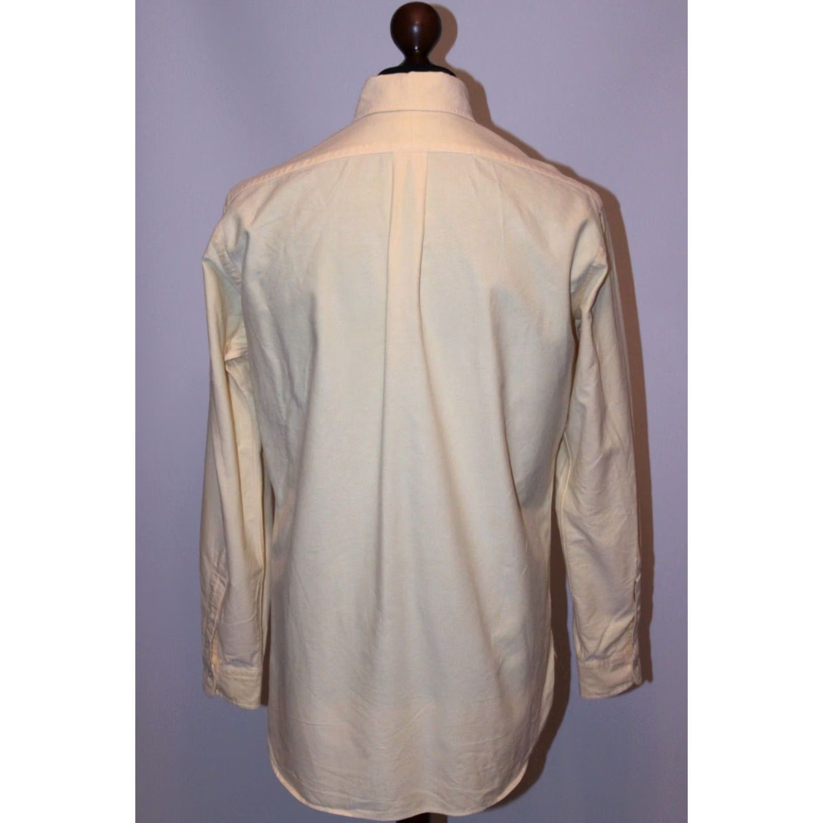 Ralph Lauren Ralph Lauren Mens Button-Up Yellow Shirt S Regular Fit 100% Cotton Size US S / EU 44-46 / 1 - 4 Thumbnail