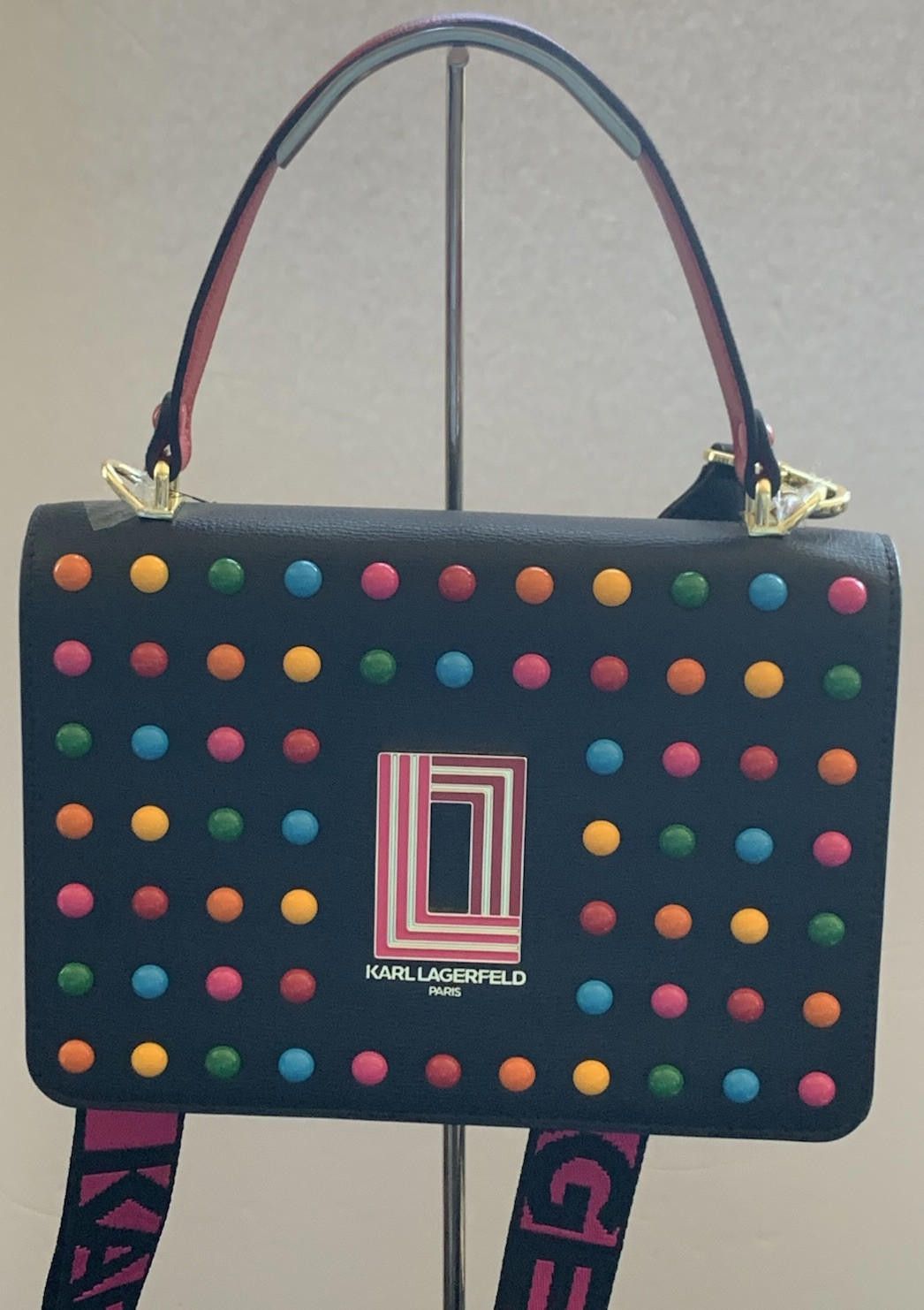Karl Lagerfeld KARL LAGERFELD SIMONE FRONT FLAP CROSSBODY BAG Size ONE SIZE - 1 Thumbnail