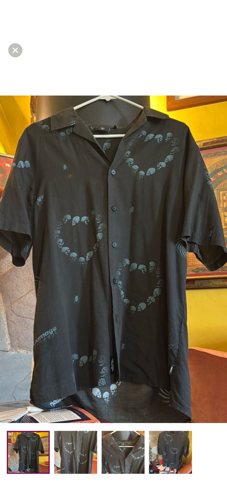 THRILLS THRILLS heart skulls SS button up Size US M / EU 48-50 / 2 - 1 Preview
