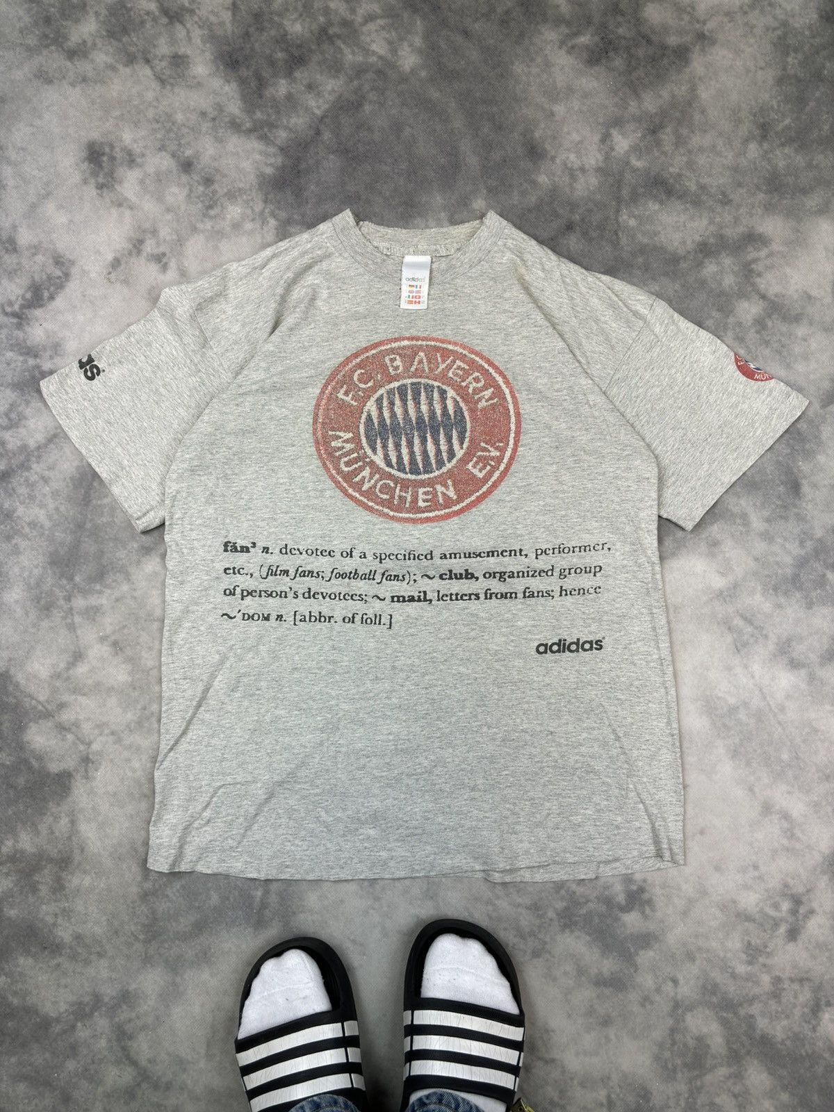 Adidas 90s Bayern Munich Adidas Vintage Soccer T-shirt Football Size US M / EU 48-50 / 2 - 1 Thumbnail