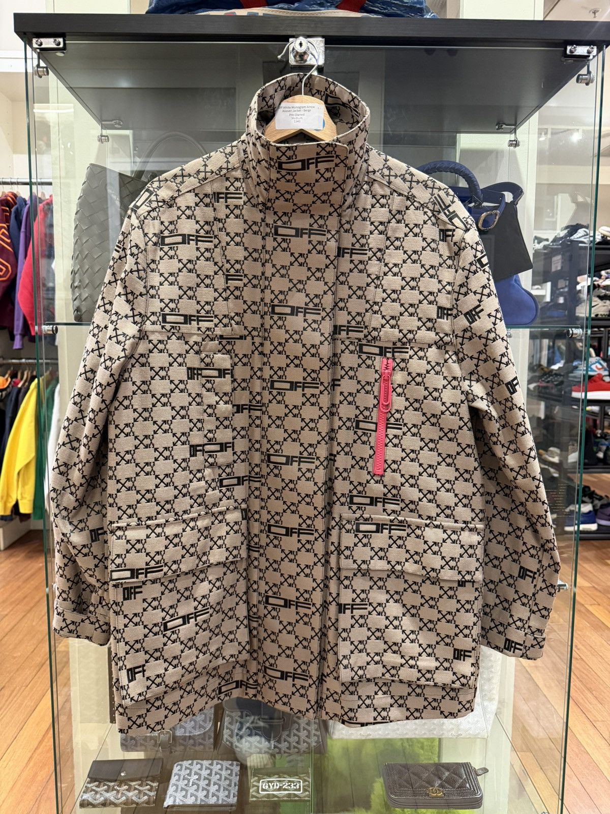 Off-White Off-White Monogram Arrow Jacket Size US XXS / EU 40 - 1 Thumbnail