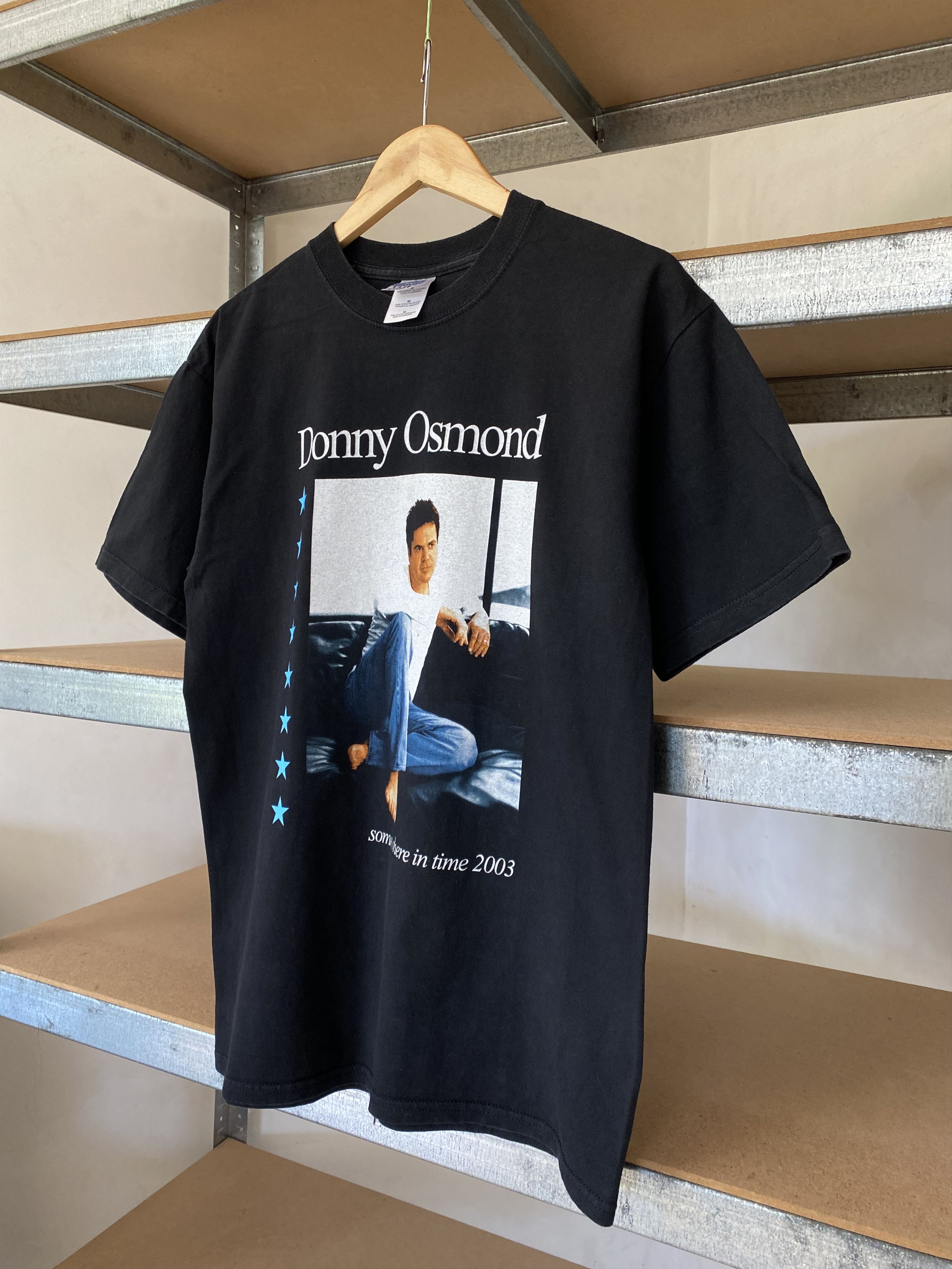 Band Tees Vintage 2003 Donny Osmond Somewhere In Time Rock T-shirt Size US M / EU 48-50 / 2 - 4 Thumbnail