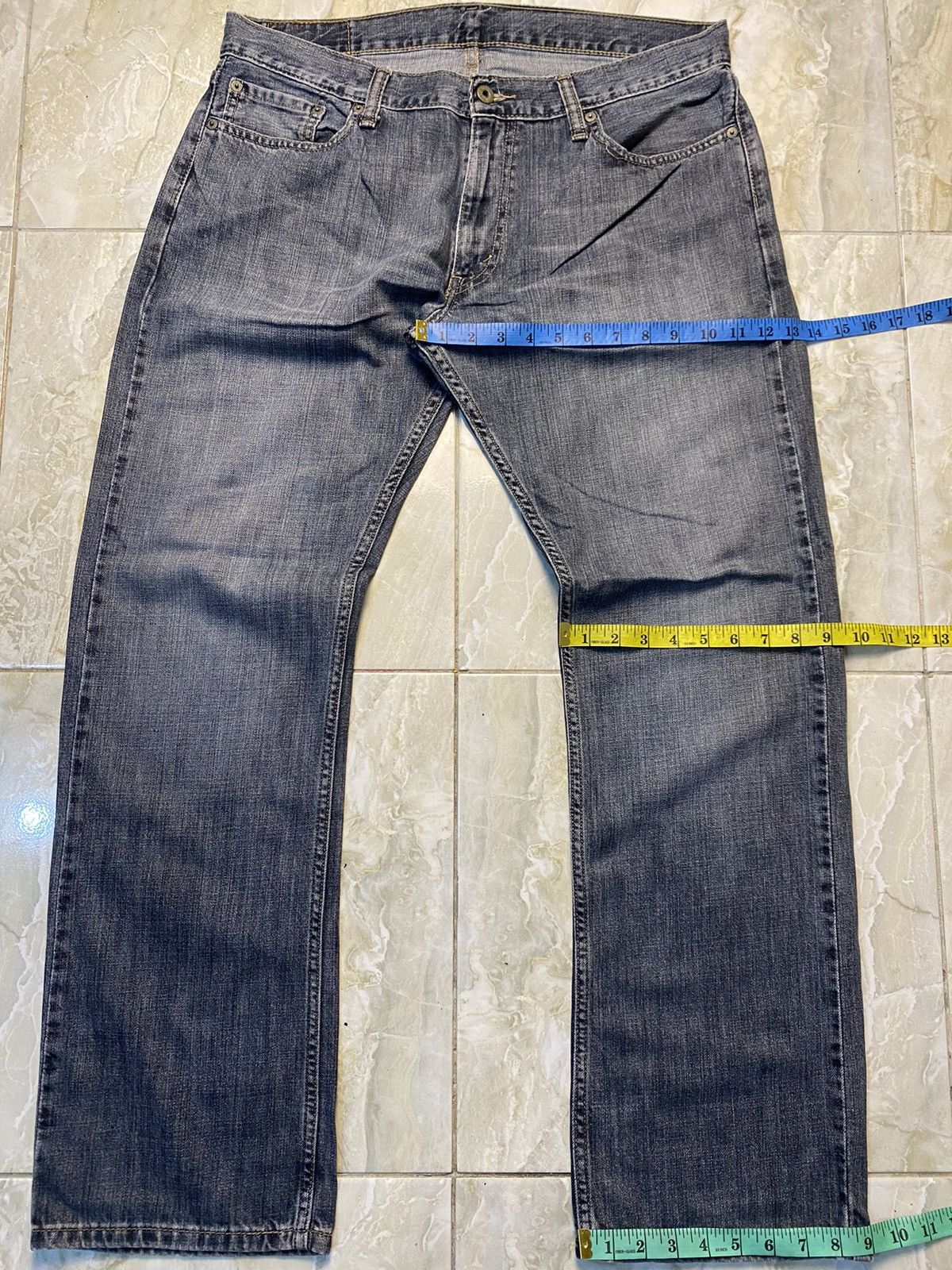 Levi's Vintage Black Levis 514 Jeans Size US 37 - 3 Thumbnail