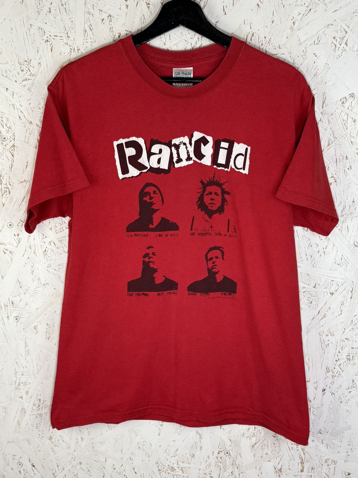 Band Tees 00s Rancid 2003 Punk Rock Band T-Shirt Red Vintage M Size US M / EU 48-50 / 2 - 1 Thumbnail