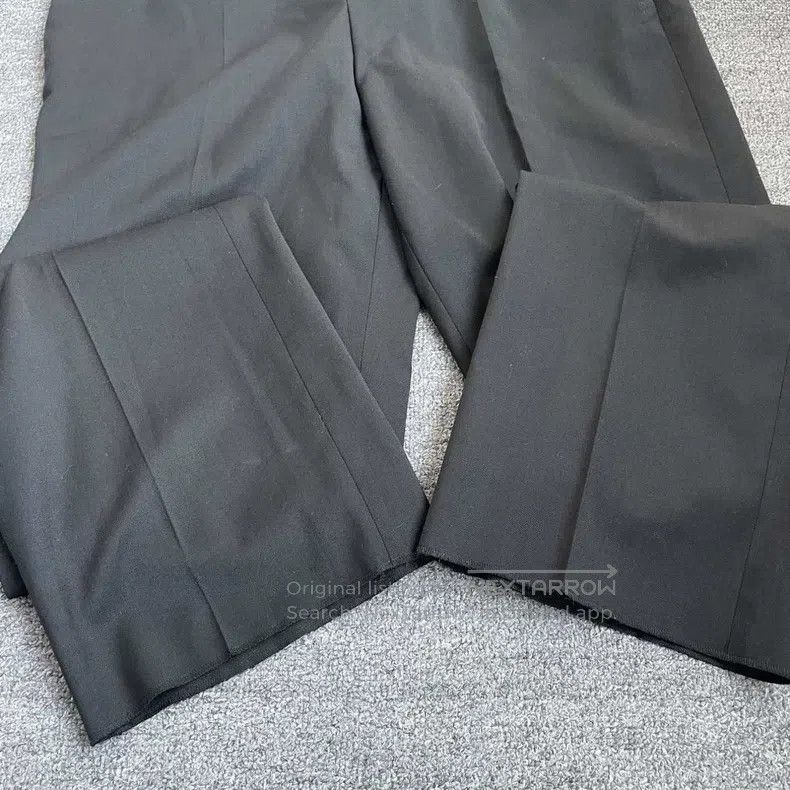 Fendi Fendi Solid Color Pure Wool Tapered Pants - Black Size 50L - 3 Thumbnail