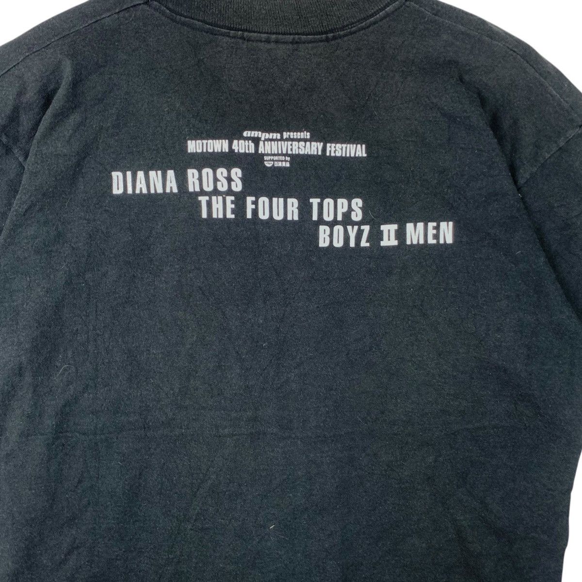 Band Tees Vintage 1998 MOTOWN 40th Festival Diana Ross Tee Shirt Size US L / EU 52-54 / 3 - 5 Thumbnail