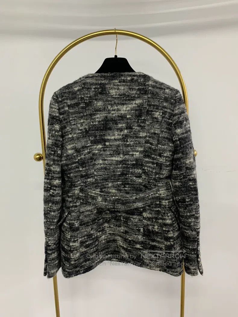 Gucci Gucci Gray double-breasted gold button jacket Size XS / US 0-2 / IT 36-38 - 3 Thumbnail