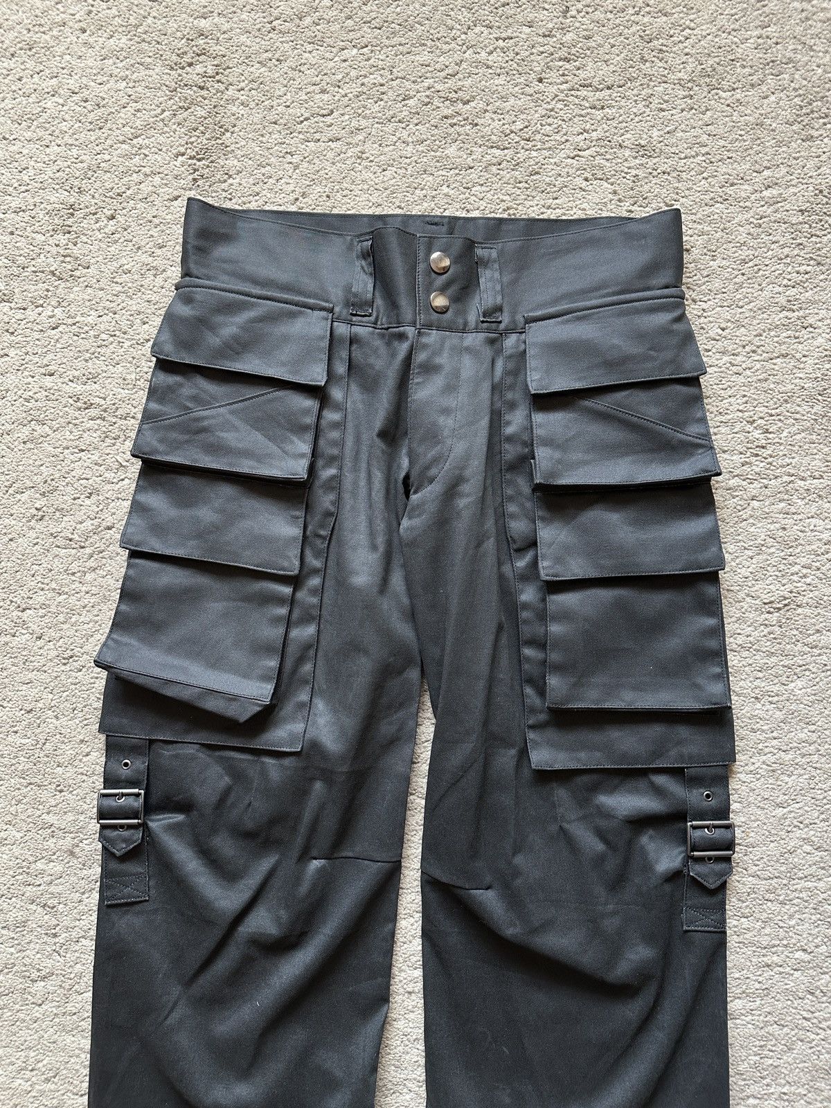 Yoshiyuki Konishi Archive 1990s Yoshiyuki Don Konishi DKF Waxed Pant Size US 29 - 3 Thumbnail