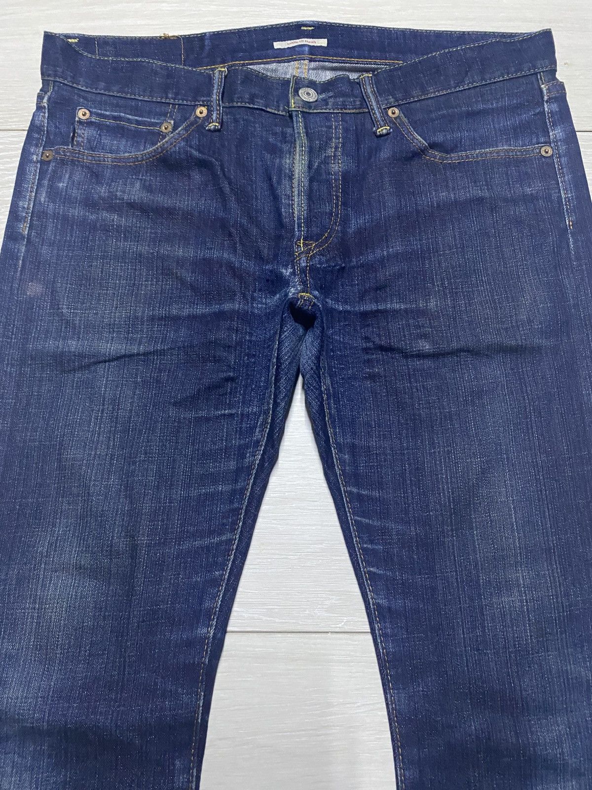 Eternal Vintage Eternal Blue Wash Skinny Slim Fit Jeans Size US 34 / EU 50 - 3 Thumbnail