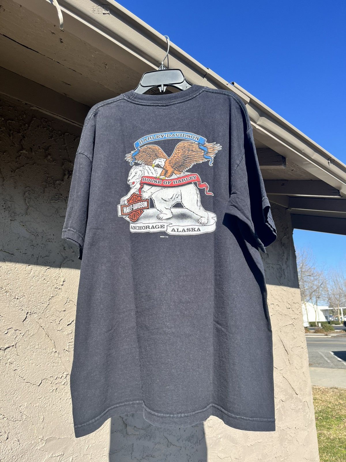 Harley Davidson × Vintage Vintage Harley Davidson tee Size US XL / EU 56 / 4 - 3 Thumbnail