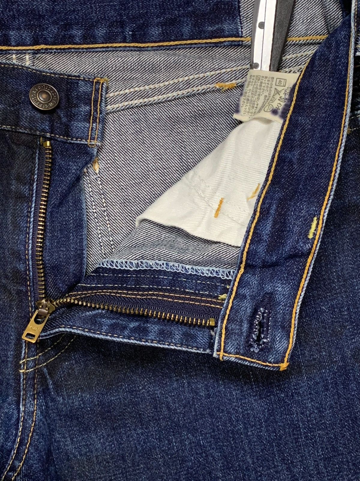 Levi's × Levi's Vintage Clothing Vintage 90s Levis Orange Tab Big E Blue Denim Shorts Size 30" / US 8 / IT 44 - 12 Thumbnail