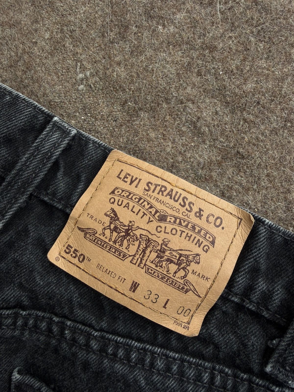 Levi's Levi’s 550 Made in USA Orange Tab Denim Shorts Size US 33 - 10 Thumbnail