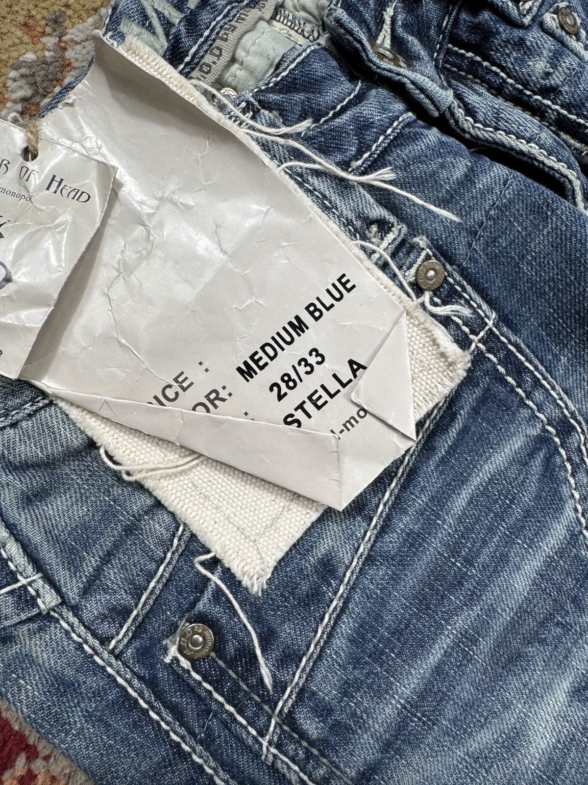 Acne Studios × Our Legacy × Vintage ᶠᵃⁿᶜʸᵍᵘʸ BNWT Y2K Baggy Washed Denim Jeans Wide leg vintage Size US 28 / EU 44 - 4 Thumbnail