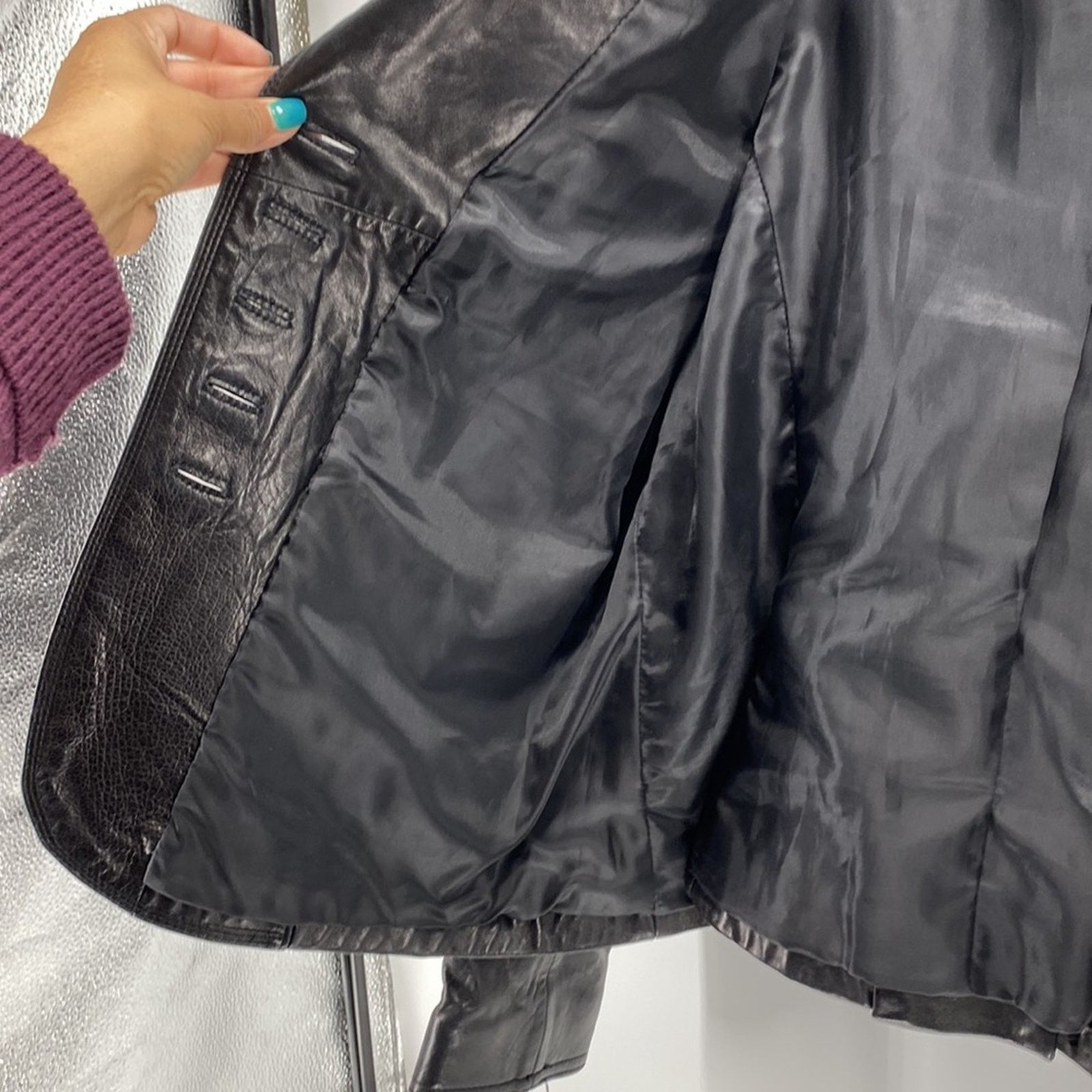 Nine West Nine West vintage Y2K 90s soft black leather jacket size l Size L / US 10 / IT 46 - 11 Thumbnail
