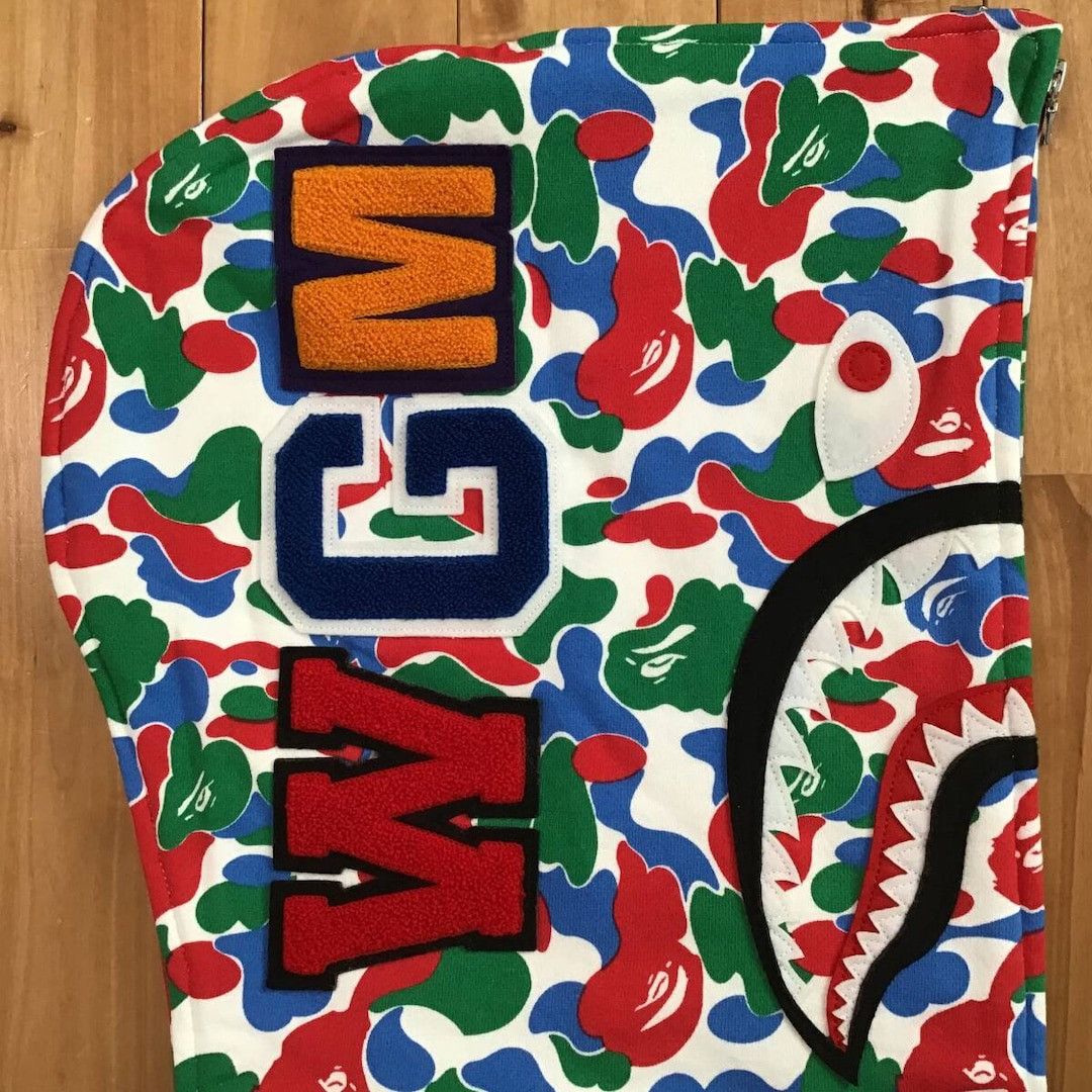 Bape 2024 🔥QINGDAO Store Camo🔥 BAPE shark full zip hoodie APE Size US XL / EU 56 / 4 - 5 Thumbnail